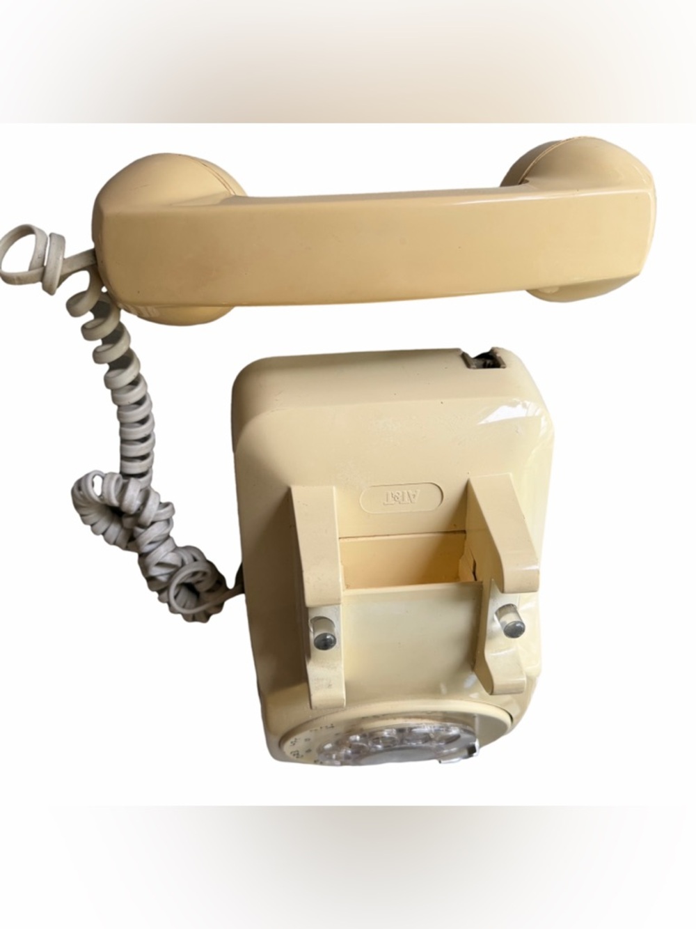 Vintage Western Electric Rotary Dial Telephone Cream/Beige Classic Retro Phone - Picture 2 of 5